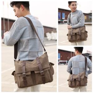 bolso mensajero hombre lona