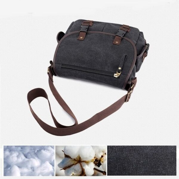 Bolso Mensajero de Lona para Hombre: Práctico y Elegante - Image 5