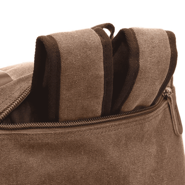 Bolsa Laptop Grande Multifuncional 3 en 1 de Lona: Mochila, Mensajero y Maletín - Image 14