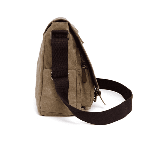 Bolsa de Lona Grande Mensajero para Hombre: Estilo y Funcionalidad para el Día a Día - Image 3