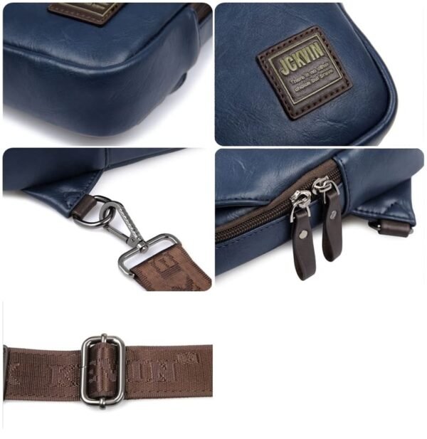 Bolso de Pecho Bandolera para Hombre + Cartera + Estuche - Image 3