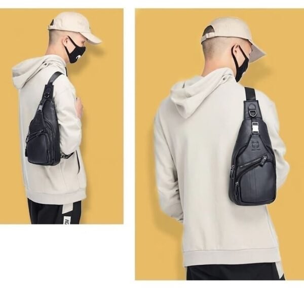 mochila bandolera cruzada hombre