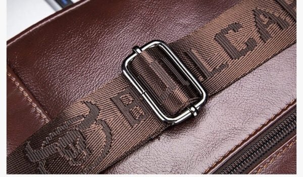 Pechera Pequeña de Piel Para Hombre - Image 8