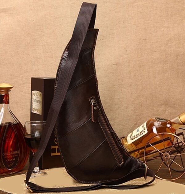 Bolso Bandolera para Hombre Crossbody Cuero - Image 4