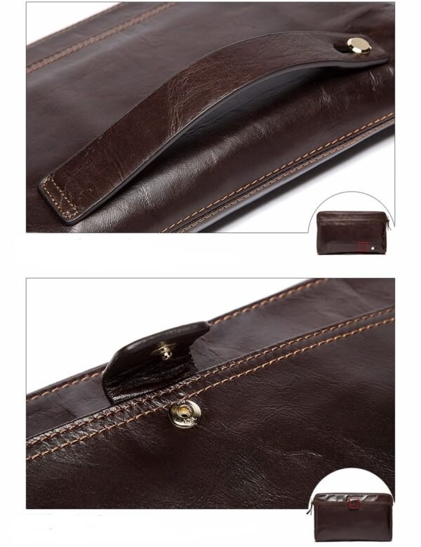 Clutch Hombre Porta Celular de Piel – Elegancia y Funcionalidad en Cada Detalle - Image 5