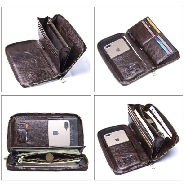 carteras para celular y dinero