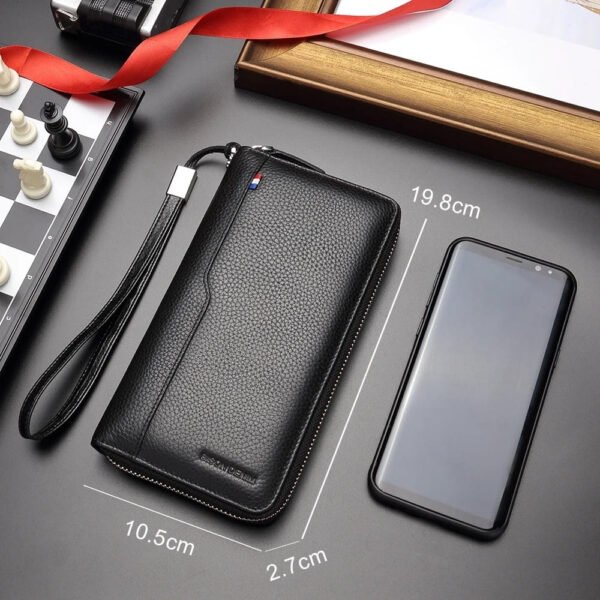 Cartera de Mano para Hombre Porta Celular París - Image 5