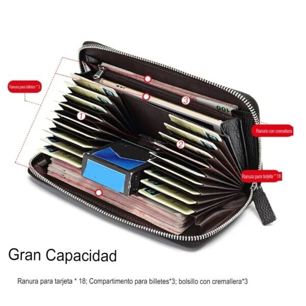 Cartera de Mano para Hombre Porta Celular París - Image 4