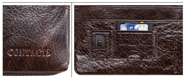 Cartera Larga de Piel con Porta Celular y Tarjetero - Image 8