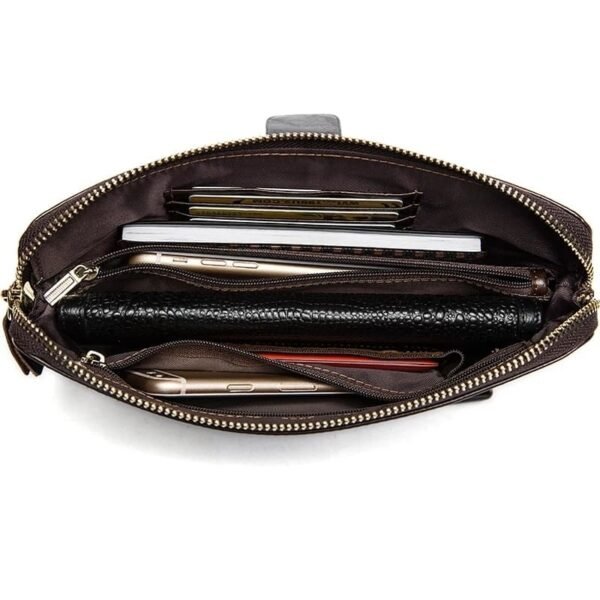Clutch Hombre Porta Celular de Piel – Elegancia y Funcionalidad en Cada Detalle - Image 6