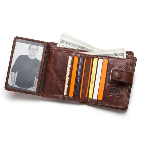 Cartera con Tarjetero Hombre y Monedero - Protección Eficaz y Diseño Distinto - Image 8