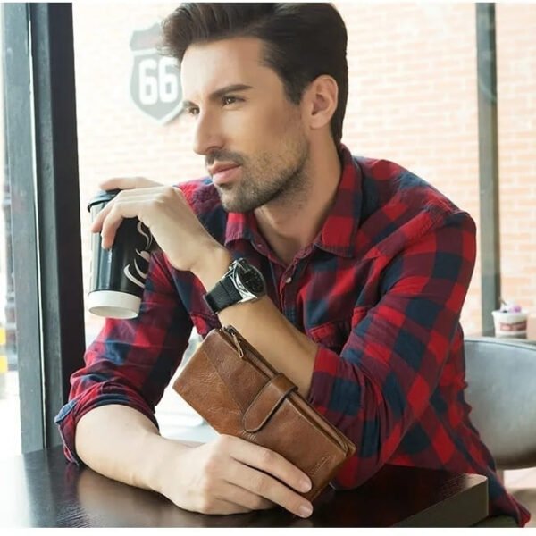 billetera para hombre con monedero