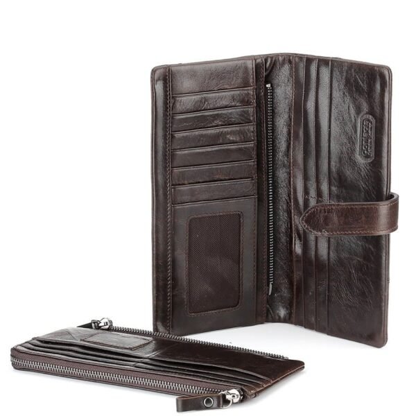 Cartera Larga de Piel Premium para Hombre con Tarjetero - Distinción y Practicidad Garantizadas - Image 5