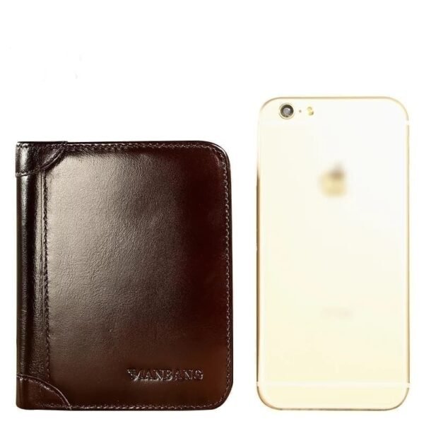 Cartera con Protección RFID Trifold para Hombre - Seguridad Excepcional en un Diseño Compacto - Image 11