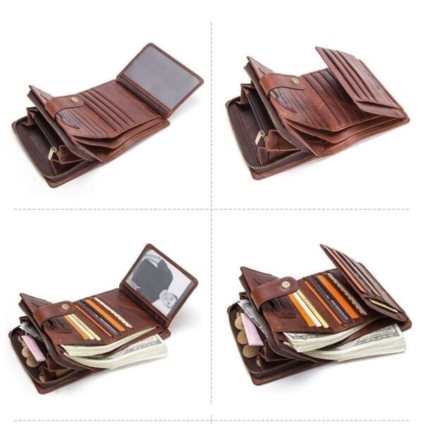 Cartera con Tarjetero Hombre y Monedero - Protección Eficaz y Diseño Distinto - Image 10
