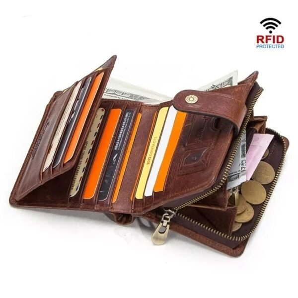 Cartera con Tarjetero Hombre y Monedero - Protección Eficaz y Diseño Distinto - Image 9