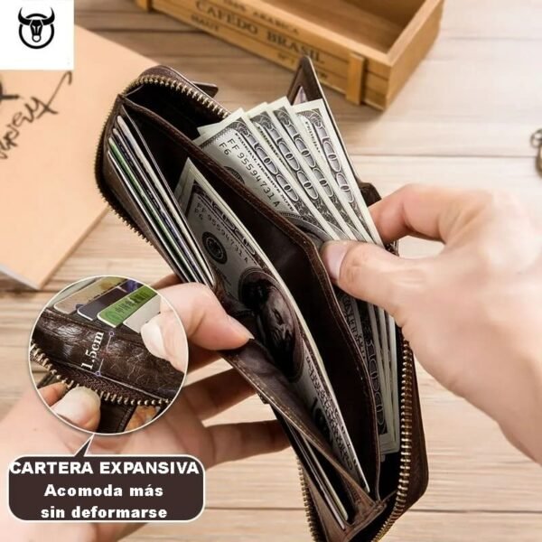 cartera con cierre