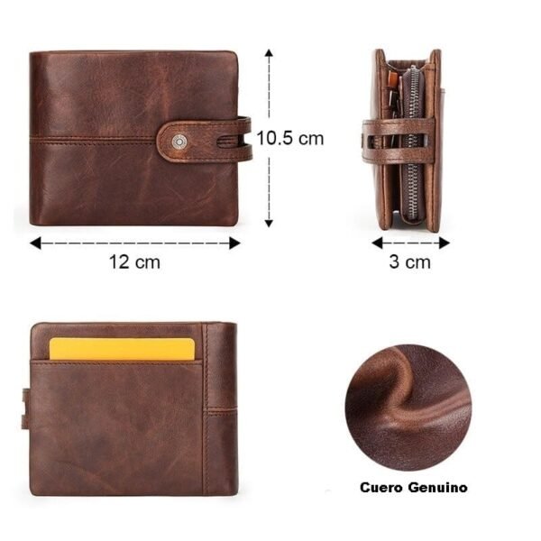 cartera piel hombre
