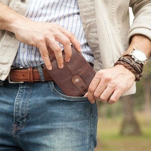 cartera piel hombre