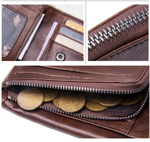 Cartera de Piel para Hombre Fuerte - Image 5