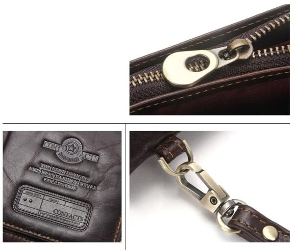 Cartera Larga para Hombre de Piel con RFID - Image 4