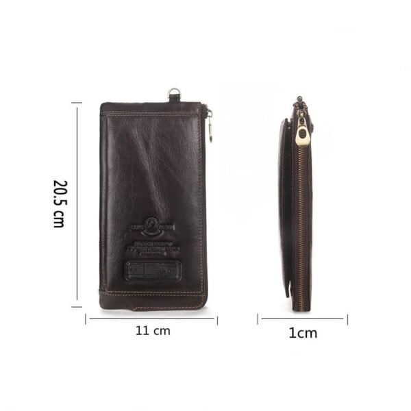 Cartera Larga para Hombre de Piel con RFID - Image 5
